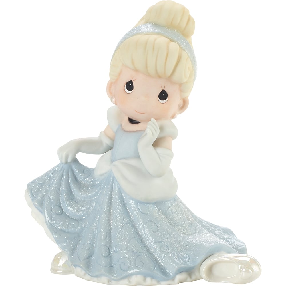 Precious Moments Disney Showcase Don&#x27;t Let The Magic Slip Away Cinderella Bisque Porcelain Figurine